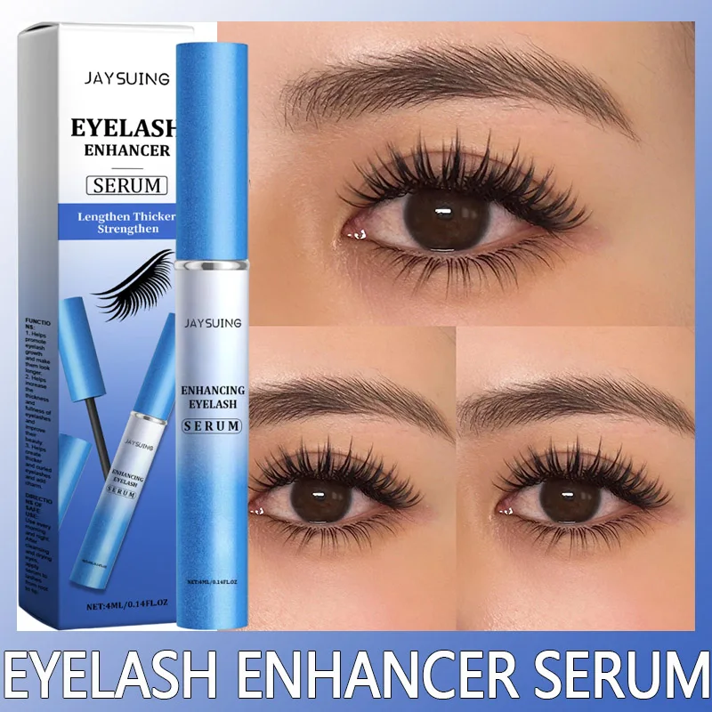 Siero per la crescita rapida delle ciglia per sopracciglia Allungamento Curling Ispessimento Impermeabile Trucco per ciglia unisex delicato a lunga durata