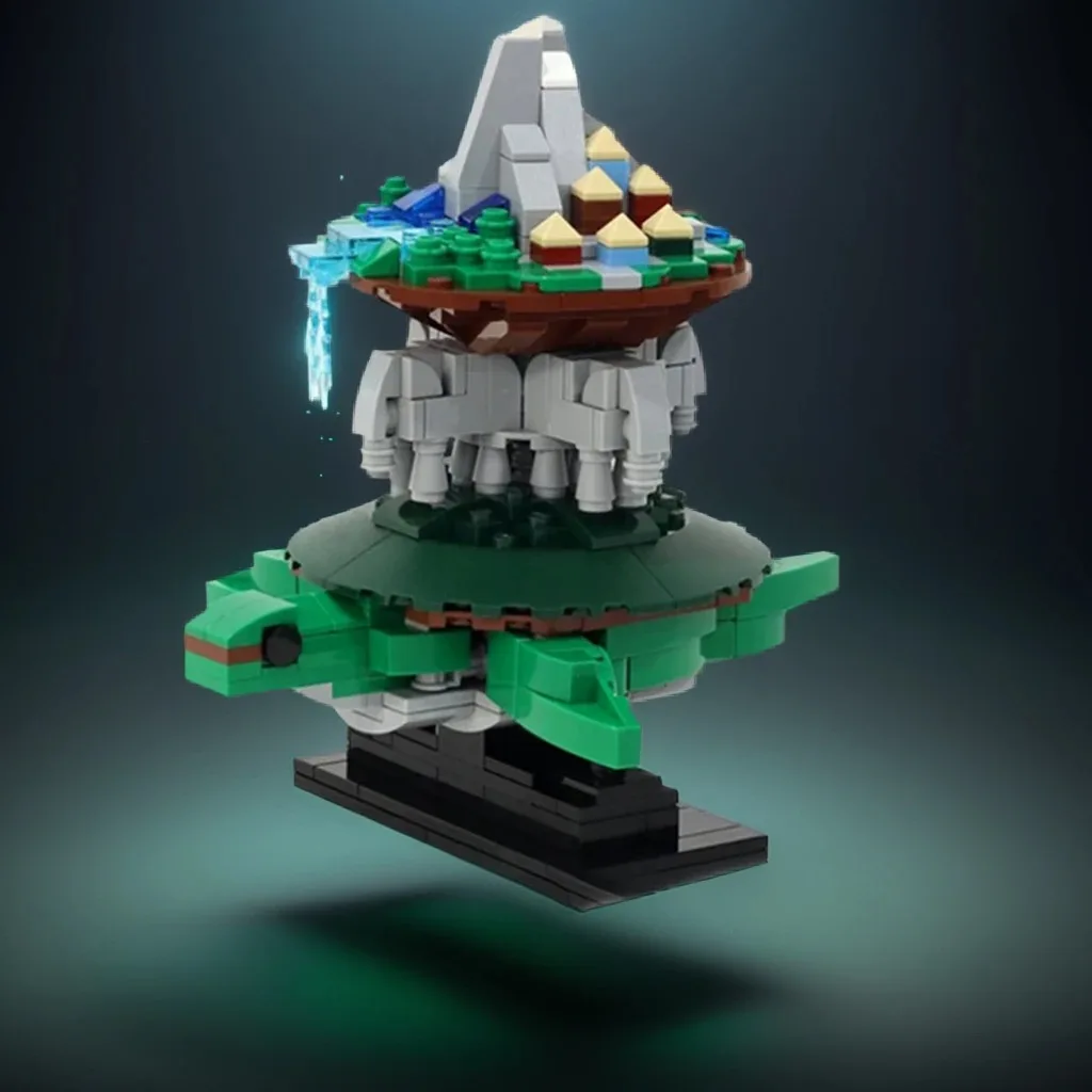 

461pcs MOC World Turtle Creator Expert Model Building Blocks Christmas Gift Architecture Toys Creative Idea Education Brick