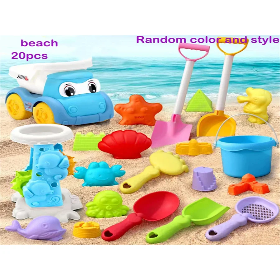 OceanX 15-in-1 Beach Explorer Kit - Set Permainan Pasir & Air STEM dengan ATV & Sekop Hidraulik yang Dapat Dilepas