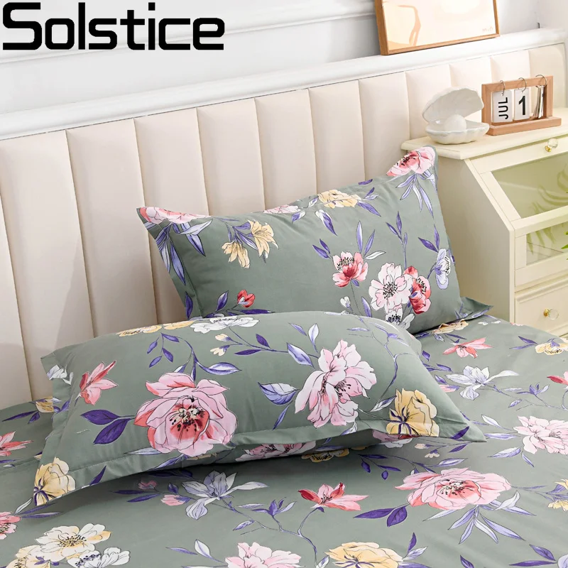 1pc Pillow Cover Bedroom Pillowcase Bed Bedding Pillow Covers Adult Flowers Home Decor Cushions Covers Custom Size 70x70cm 51*66