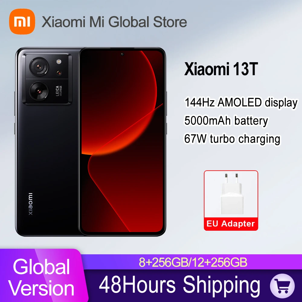 Xiaomi-Appareil photo Leica 13T 5G, grand écran, taux de rafraîchissement élevé 144Hz, étanche IP68, NDavid, MediaTek Dimrespondable 8200-Ultra, version globale