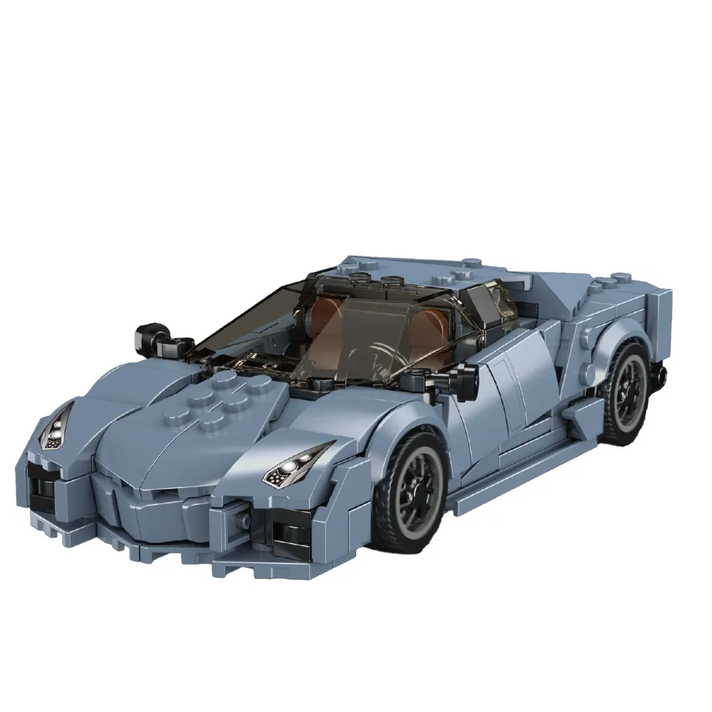 442PCS Hypercar City Speed Building Kit Technical Sports Car Model STEM Toy for Kids