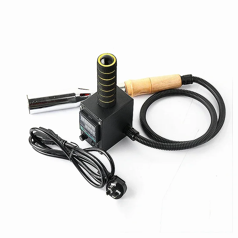 Handheld Hot Stamping Machine for Leather Paper Wood Custom Bronzing Logo Food Foil Stamp Printer 200-500W High Power
