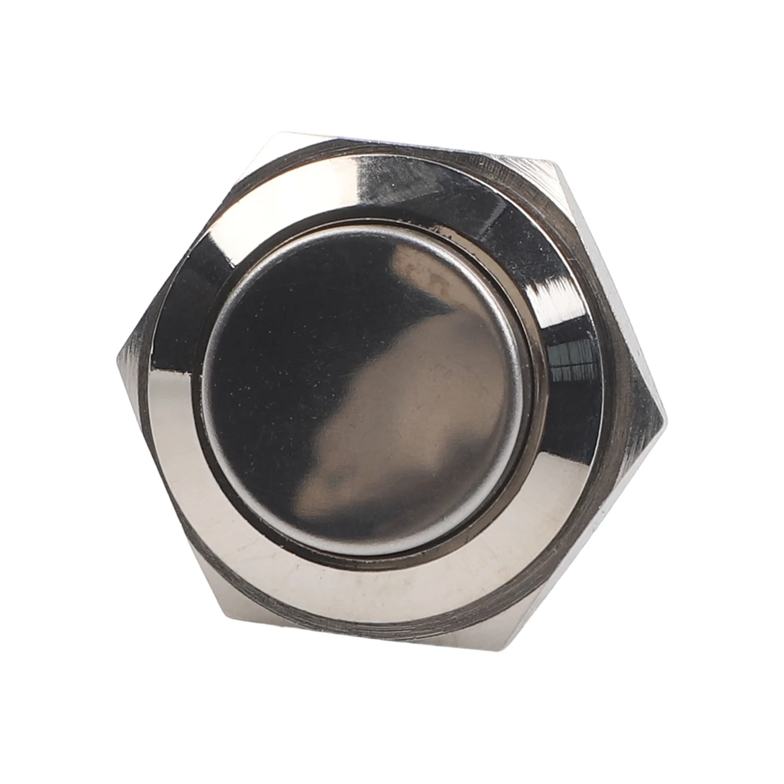 16mm Metal Momentary On Off Push Button Switch for 12V Circuits with Waterproof Design and Nickel Plated Brass Components