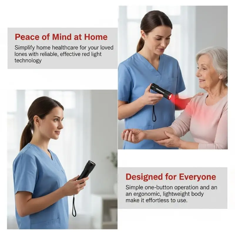 Medical Grade LED Vein Finder Portable Device for Nurses Red Light Precision - view 3