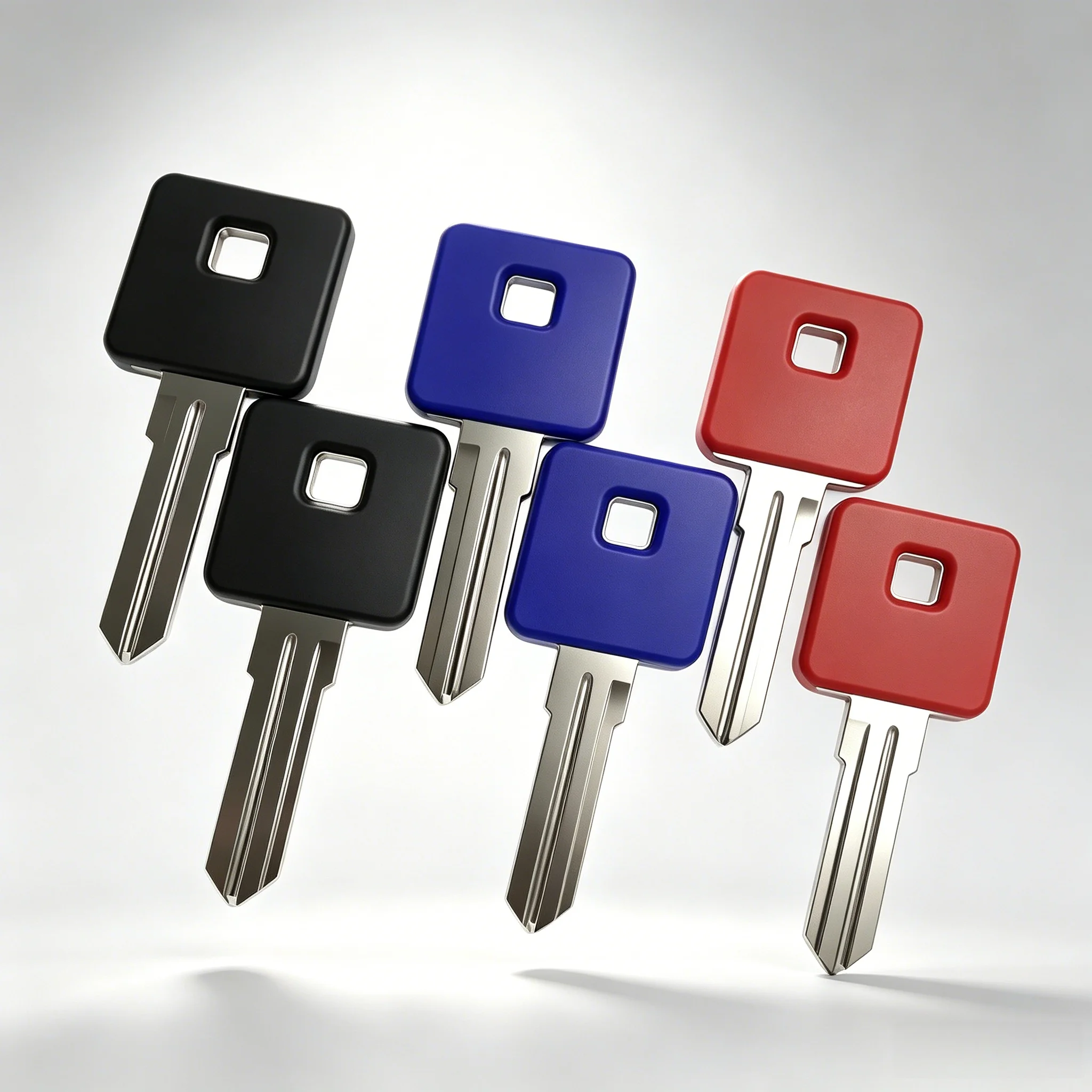 1Pcs/3Pcs Motorcycle Parts Left Side Ignition Blank Key Uncut Blade Keys For Harley Sportster XL883 XL1200 XL72 XL48