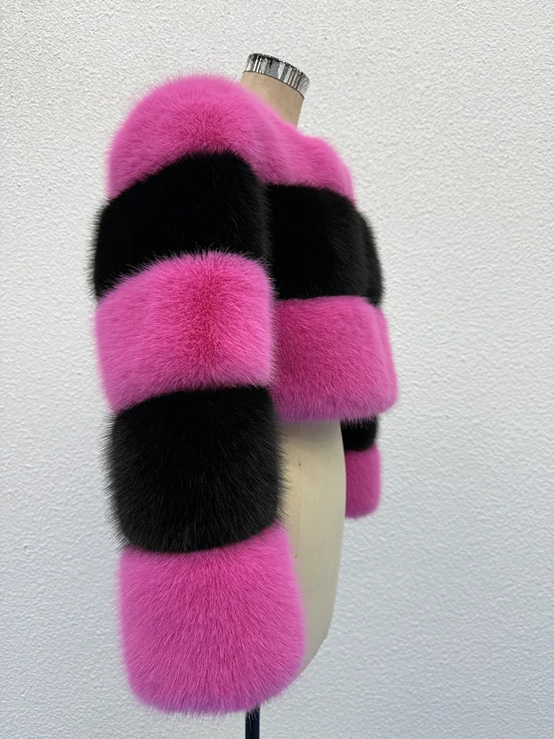 ZADORIN Customized Color Fluffy Short Faux Fur Coat Women Jackets Winter Long Sleeve Zipper Faux Fur Jacket Woman Fur Top Coats