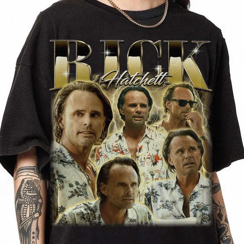 Vintage Rick Hatchett Tee, Walton Goggins As Rick Hatchett Tee, Walton Goggins Tees T-shirt Gift,Unisex 90s Bootleg Tee Gift