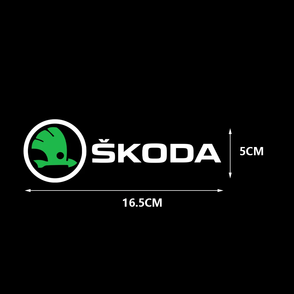 2/4PCS Car Styling Body Trunk Window Decoration Sticker Decal For Skoda Rapid Fabia 1 2 Octavia 2 A7 A5 A4 Yeti Superb 3 A5 VII