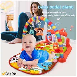 New Selling Baby Toys Music Pedal Piano 0-1 Year Old Newborn Piano Game Pad Christmas Halloween Gift Mother and Child Supplies