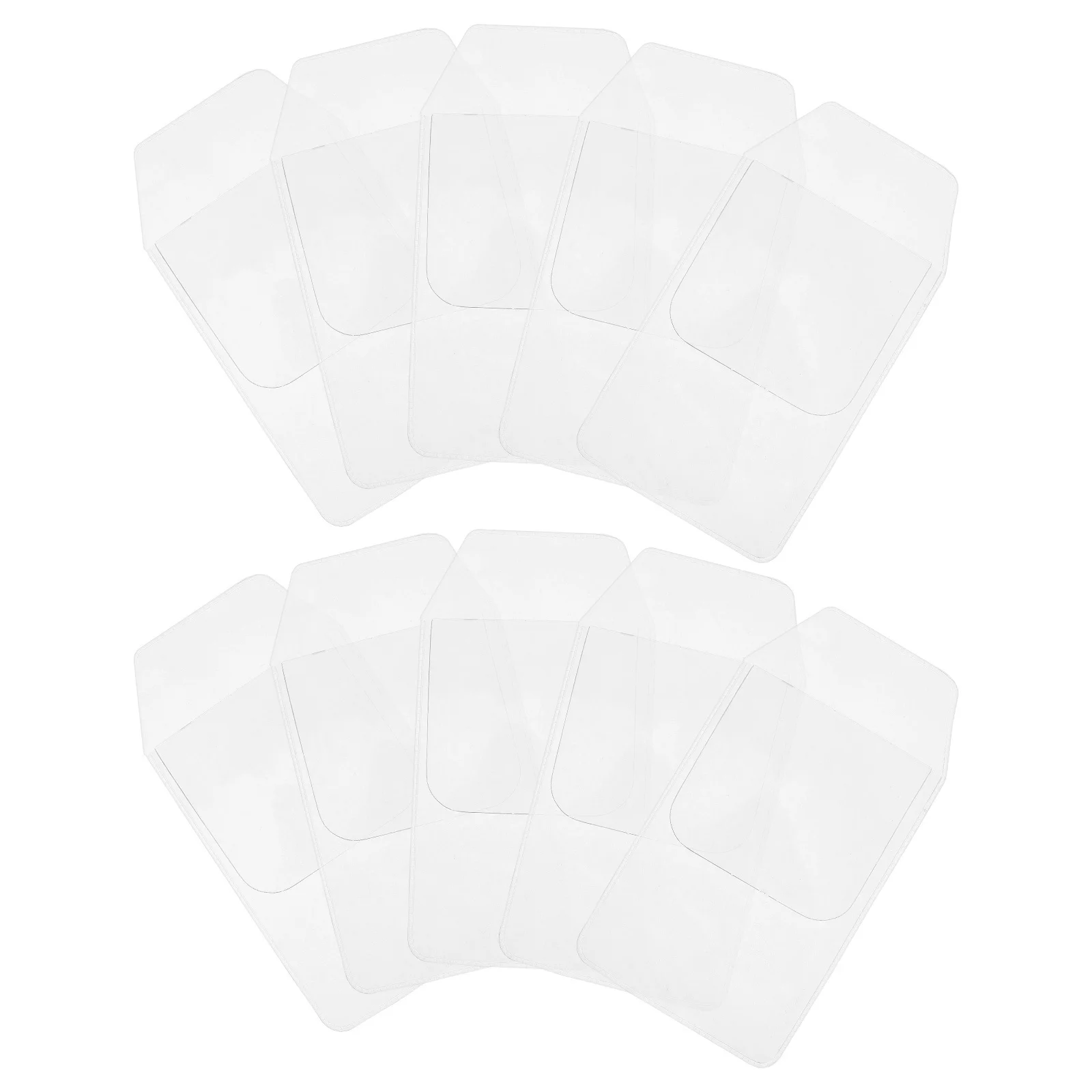 

10 pcs Pvc Waterproof Pen Bag Leak-Proof Anti-Wear Scratch-Resistant Multi-Use Pencil Case Cellphone Coin Holder