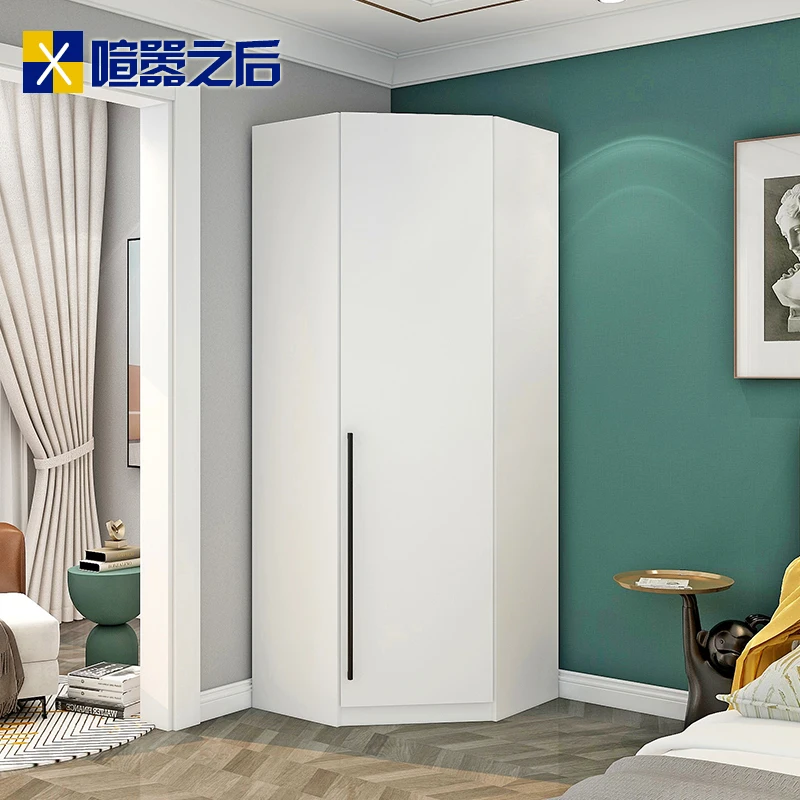 Triangle Corner Cabinet Multifunction Corner Locker Wardrobe Can Be Customized 8a3