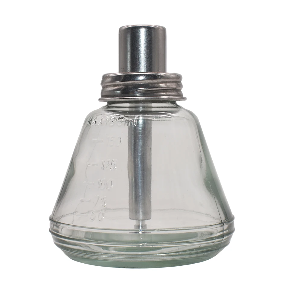 

180ml Glass Alcohol Bottle for White gas IPA Glue Cleanser Detergent Glass Manual Pumping Bottle for Phone Repair 80pcs/lot