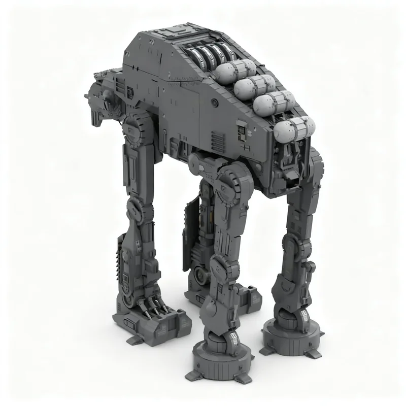 26065PCS MOC Space Battle Movie AT M6 Model DIY Creative Ideas Toy Assembly Puzzle Gift Spaceship Series Collection Bricks Gifts