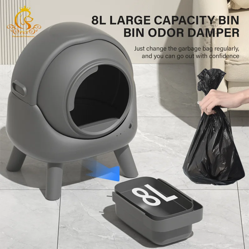 EUR PET Hot Selling EV-1 Automatic Self-Cleaning Cat Litter Box 50L Large Space Odor Control Smart Pet Toilet For Cats
