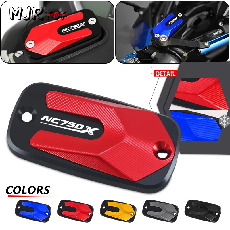 

For HONDA NC700X NC750X NC750S NC700S 2012-2023 Motorcycle CNC Front Brake Clutch Fluid Reservoir Cap Oil Cup Cover nc750 nc700