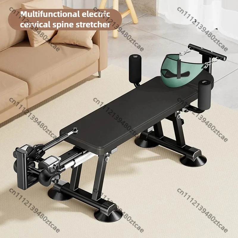 Electric Inversion Table, Spinal Decompression Back Stretcher, Lumbar Traction Gear for Muscle Relief & Body Recovery