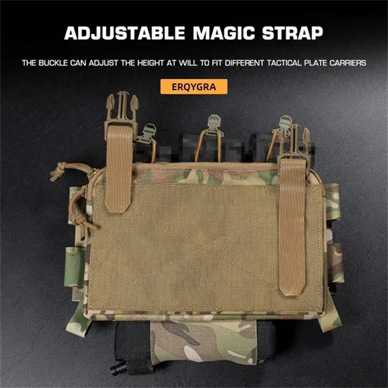 ERQYGRA Tactical Pouch 5.56mm Elastic Triple Magazine Airsoft Mag Hunting Equipment Molle System Shooting Paintball Accessories