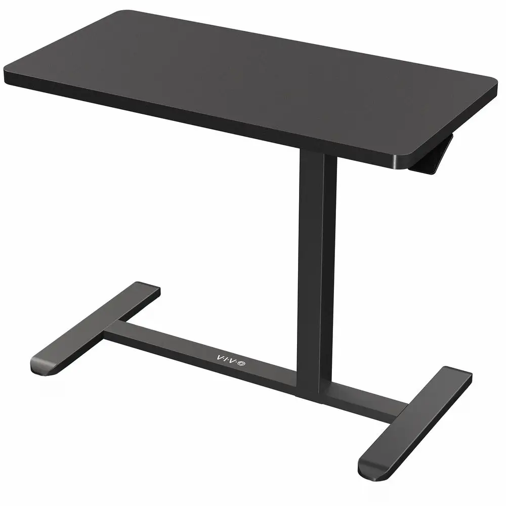 

Mobile 32 x 16 inch Over Couch Laptop Table, Height Adjustable Bedside Desk for Recliner, Black, CARTV02L