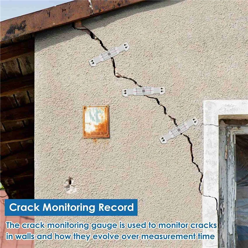 AB66-15 قطعة سجل مراقبة الكراك، شاشة رواية زاوية الأكريليك، جهاز مراقبة الكراك، أداة قياس