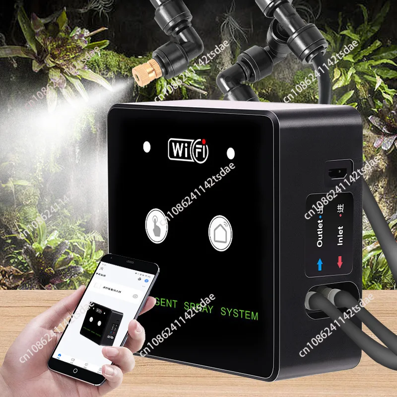 WiFi mobile phone remote control spray system smart mist watering set