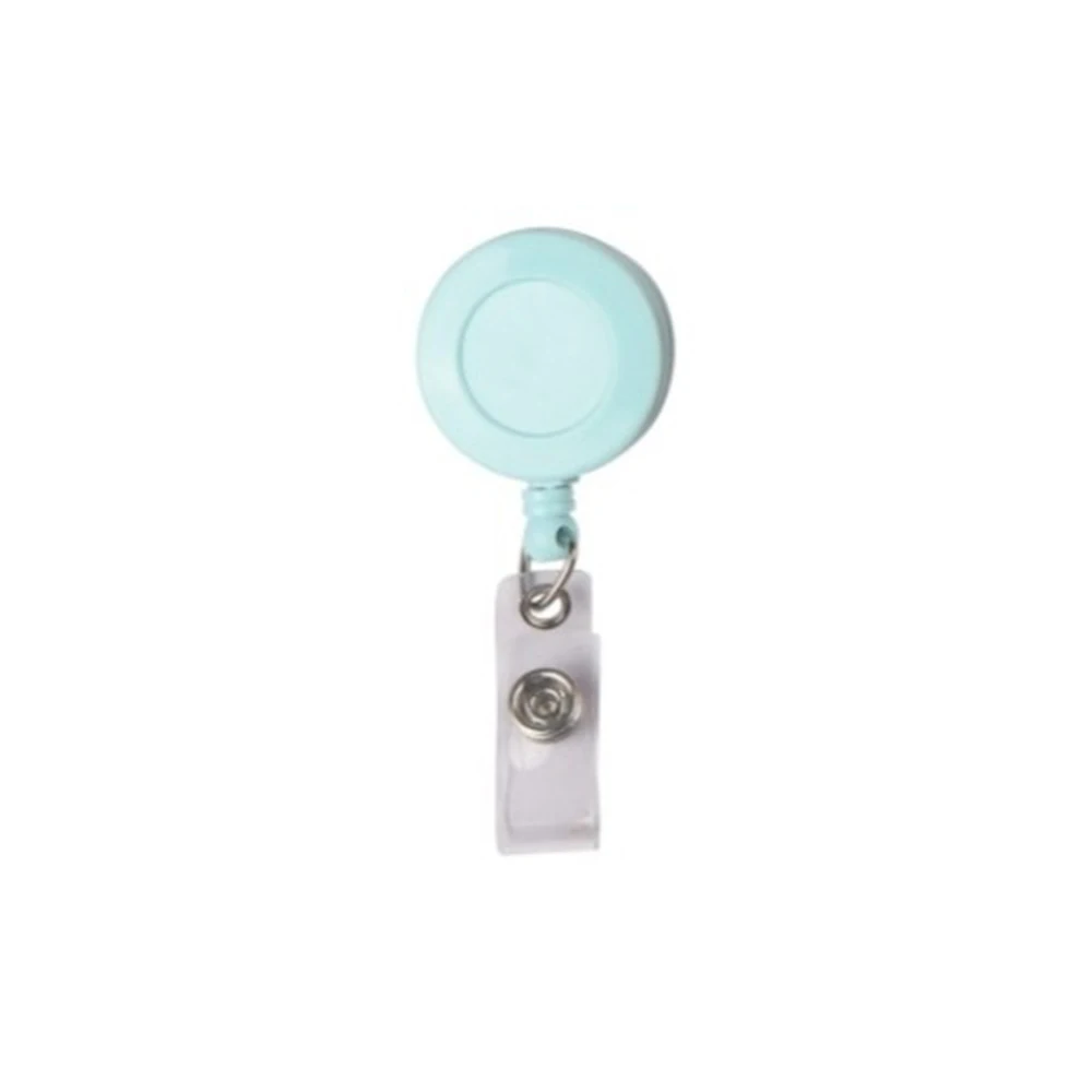 Fashion 1PC Badge Holder Exhibition Office Supplies Pull Buckle Retractable Badge Reel ID Name Card Badge Clip