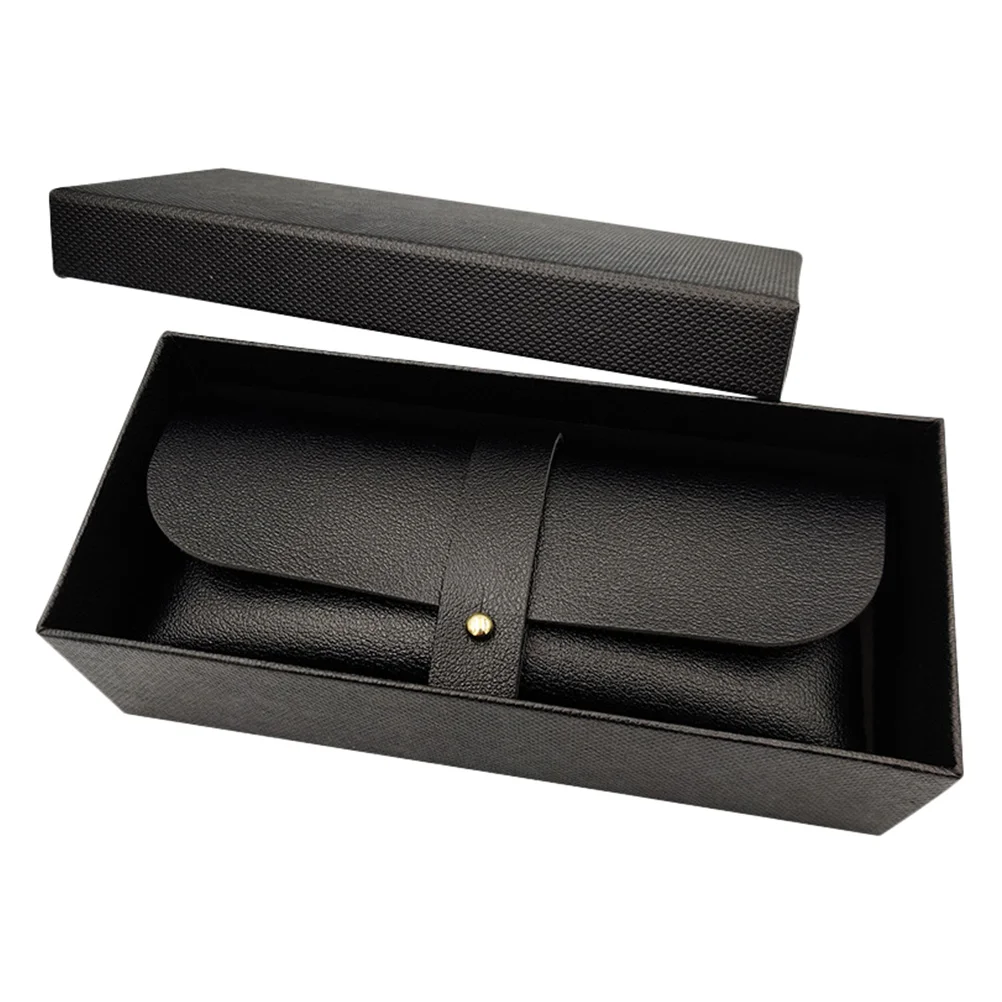 

PVC Eyeglasses Case Sunglasses Bag Portable Glasses Holder Black Travel Storage Pouch For Eyewear Various Sizes