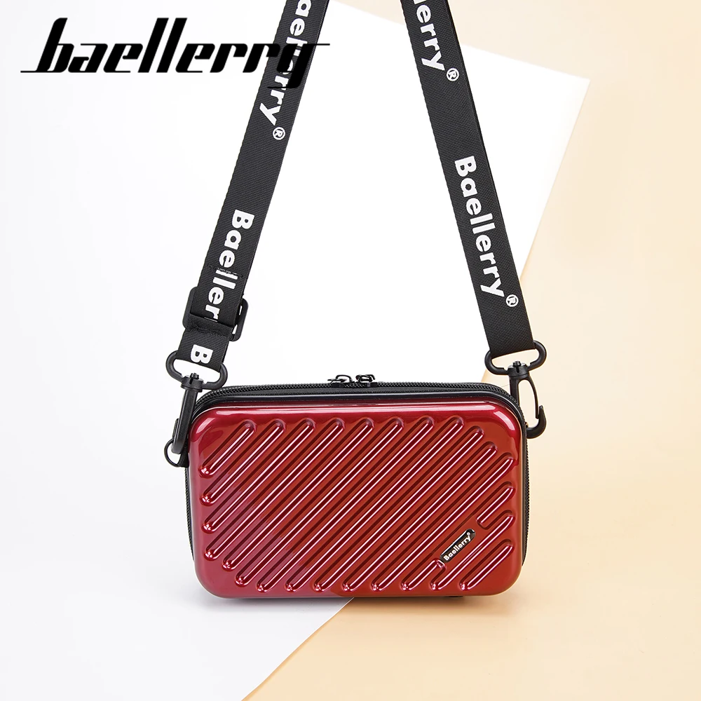 Baellerry Women Zipper Makeup Bags High Quality Crossbody Shoulder Bag Handbags Portable Cosmetic Case Female Travel Storage Box