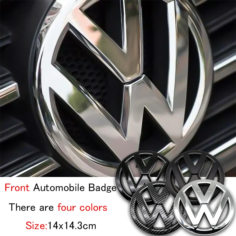 Für Passat 2011 2012 2013 2014 2015 140mm Motorhaube Vorderes Auto-Logo 100mm Heckklappen-Emblem Auto-Zubehör – Detail 4