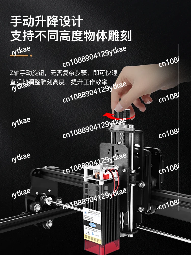 Small multifunctional automatic desktop high-power cutting machine DIY household stainless steel marking machine