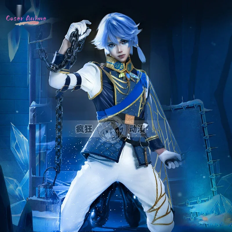 【Coser】أزياء لوكا بالسا التأثيرية لعبة الهوية على شكل حرف V زي حفلة الهالوين للنساء والرجال دعائم الكرنفال