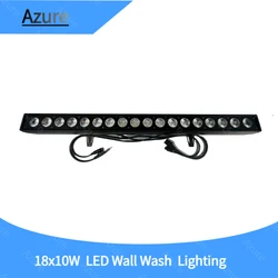 Azure 18x10W RGBW 4IN1 LED Wall Wash light led pixel light Disco DJ Party Club Bar DMX512 LED effect bar light Stage event show