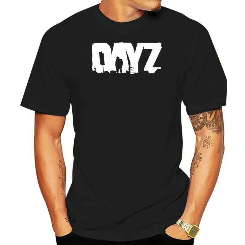 

Cool Short Sleeve Men T Shirt Black T Shirt Dayz Top Games New Hot Black Tshirt S To 3Xl 034078