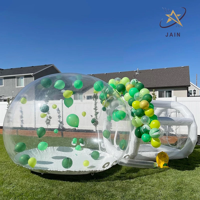 Inflatable bubble tent for children, made of 100% PVC, for home, wedding, garden party with blower