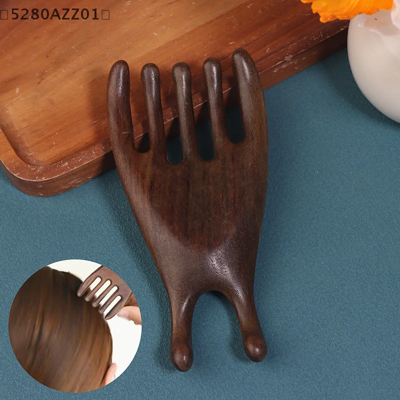 Five Claws Massage Comb Bergamot Head Massager Scalp Guasha Scraping Sandalwood Body Massage Tool Eye Nose Massage Tools