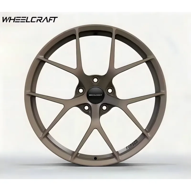 Custom Forged Racing Wheel Hubs Made of 6061 Aluminum Alloy by WHEELCRAFT Company, Available in Any Size