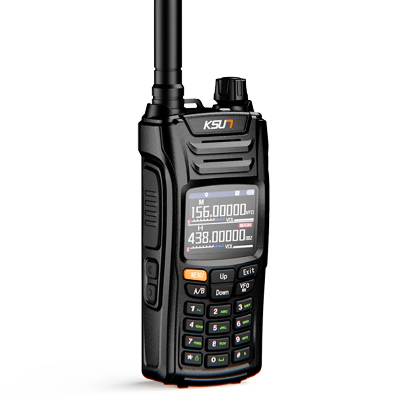 KSUT UV85D 10W potężna moc 144-520MHz Full Band VHF UHF małe przenośne AM FM Radio Walkie Talkie