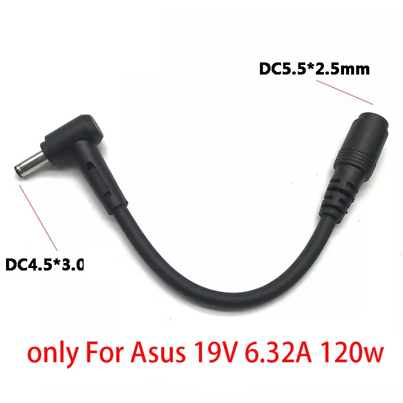 1 Pcs 4.5X3.0 Mm Dc Maschio a 5.5X2.1 Millimetri Dc Female Power Plug Adapter Connettore 4.5*3.0 Jack per Dell per Hp All\'ingrosso Aqjg