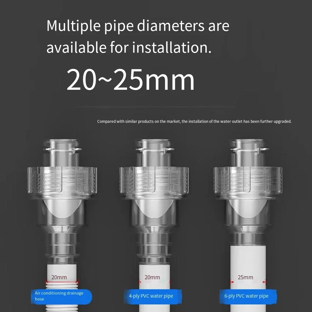 Air Conditioner 3-proof Valve Air Conditioner Drain Pipe Condensate Check Valve Air Conditioning Accessory Anti Backflow