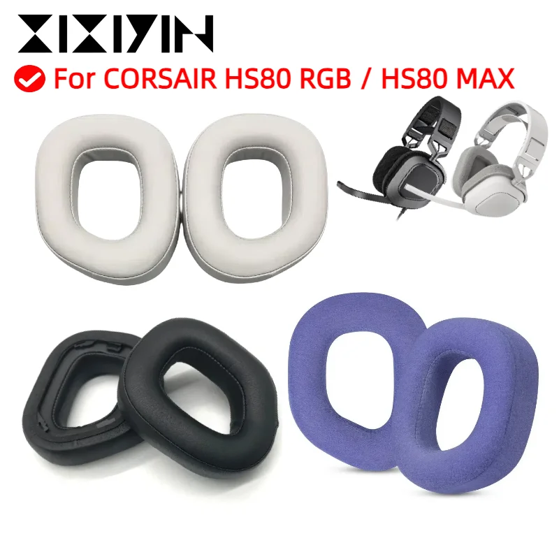

Replacement foam Ear Pads pillow Cushion Cover For CORSAIR HS80 RGB / HS80 MAX Headphone Ear Pad High Quality head beam
