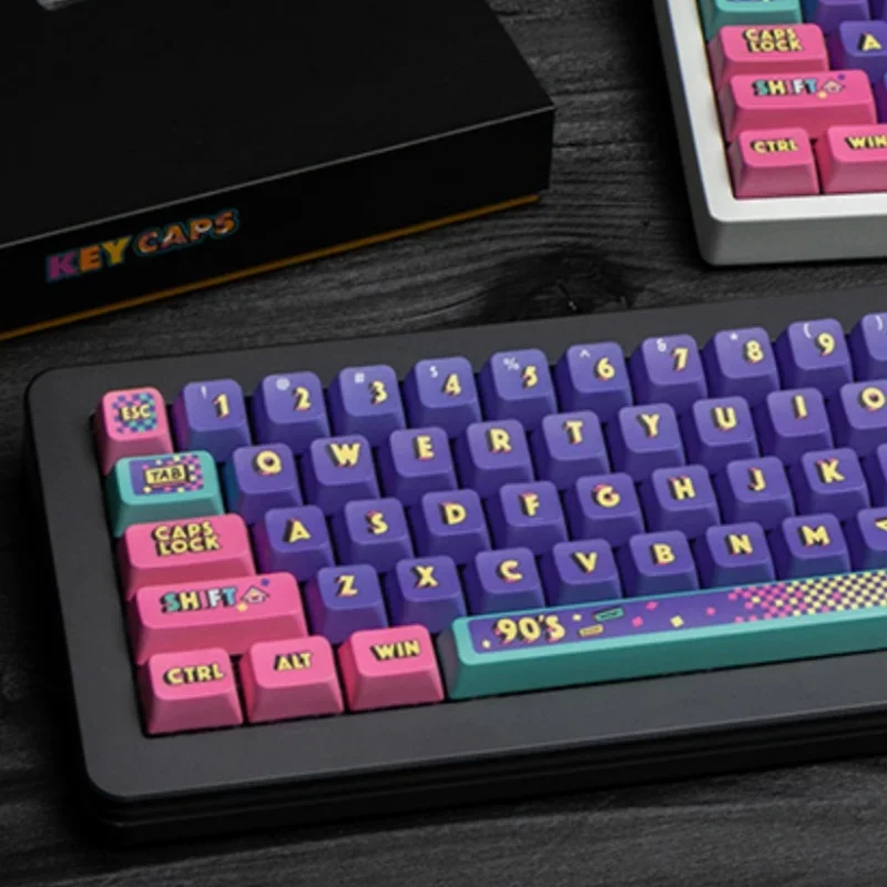 

In the 1990s, PBT keycaps were sublimated, personalized customization and creative keycaps MDA height