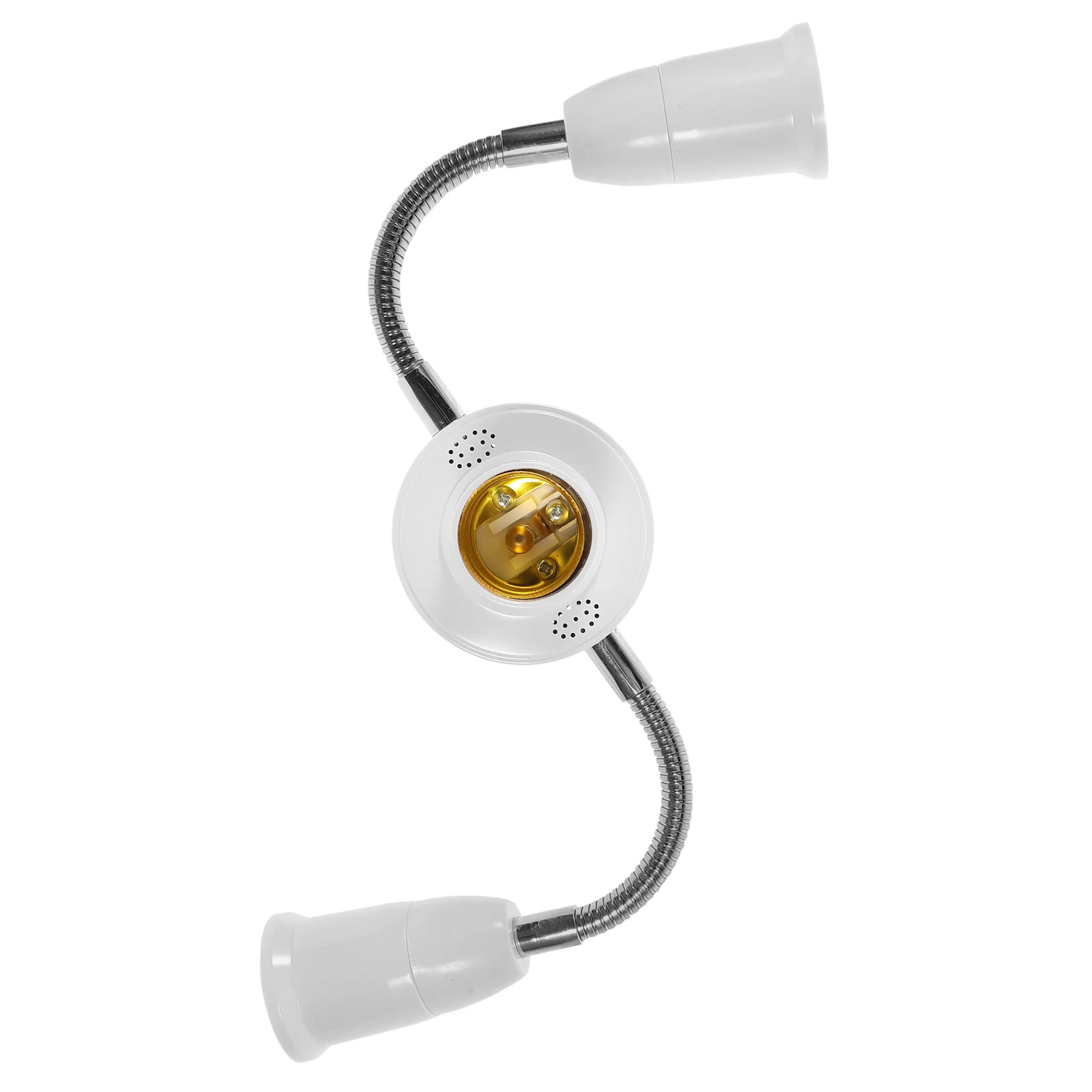 Single to Three Head E27 Light Socket Adapter Multi-Heads Flexible Tube Converter for LED Bulbs Adjustable Lighting Extension