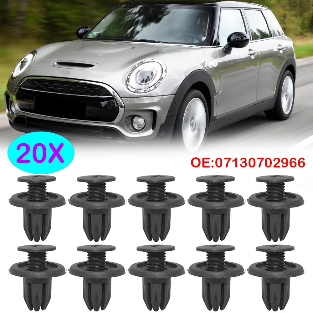 20Pcs Bumper Inner Wheel Arch Liner Fender Clip For Mini Cooper Clubman Convertible Countryman Coupe Roadster Paceman 7130702966