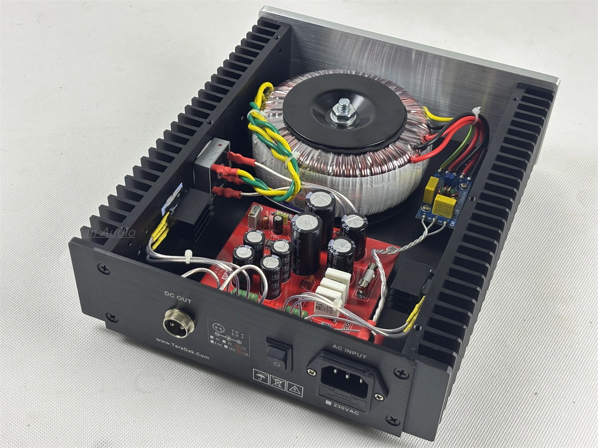 TeraDak DC-30 Audiophile Linear Power Supply Regulated Power Supply 5/9/12V HiFi