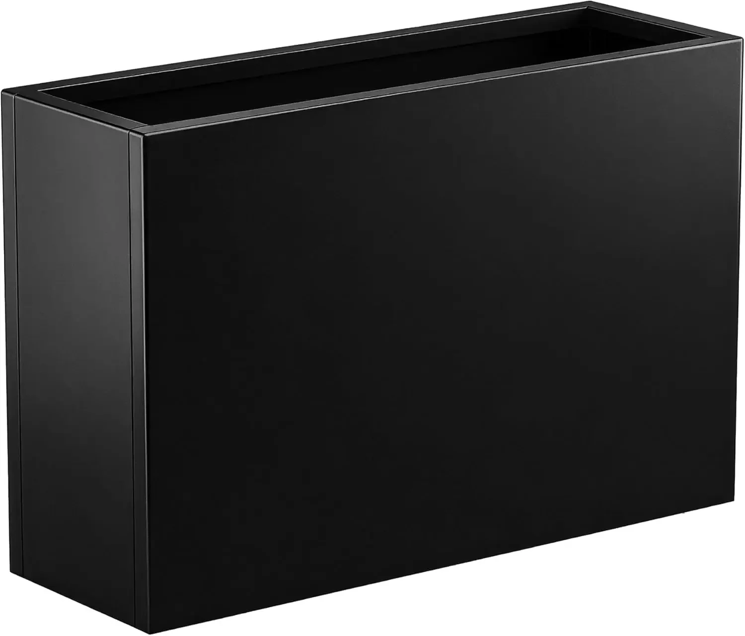 Metal Planter Box 36” x 12” x 24”, Heavy Duty Tall Rectangle Planter Box with with Drainage Holes & Rust-Proof Coating, Modern O