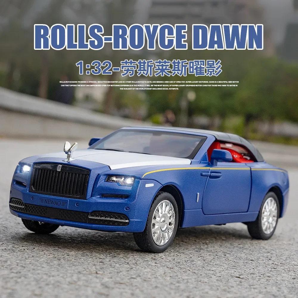 1:32 Rolls Royce DAWN Alloy Model Car Toy Diecasts Metal Casting Sound and Light Car Toys For Children Vehicle A672