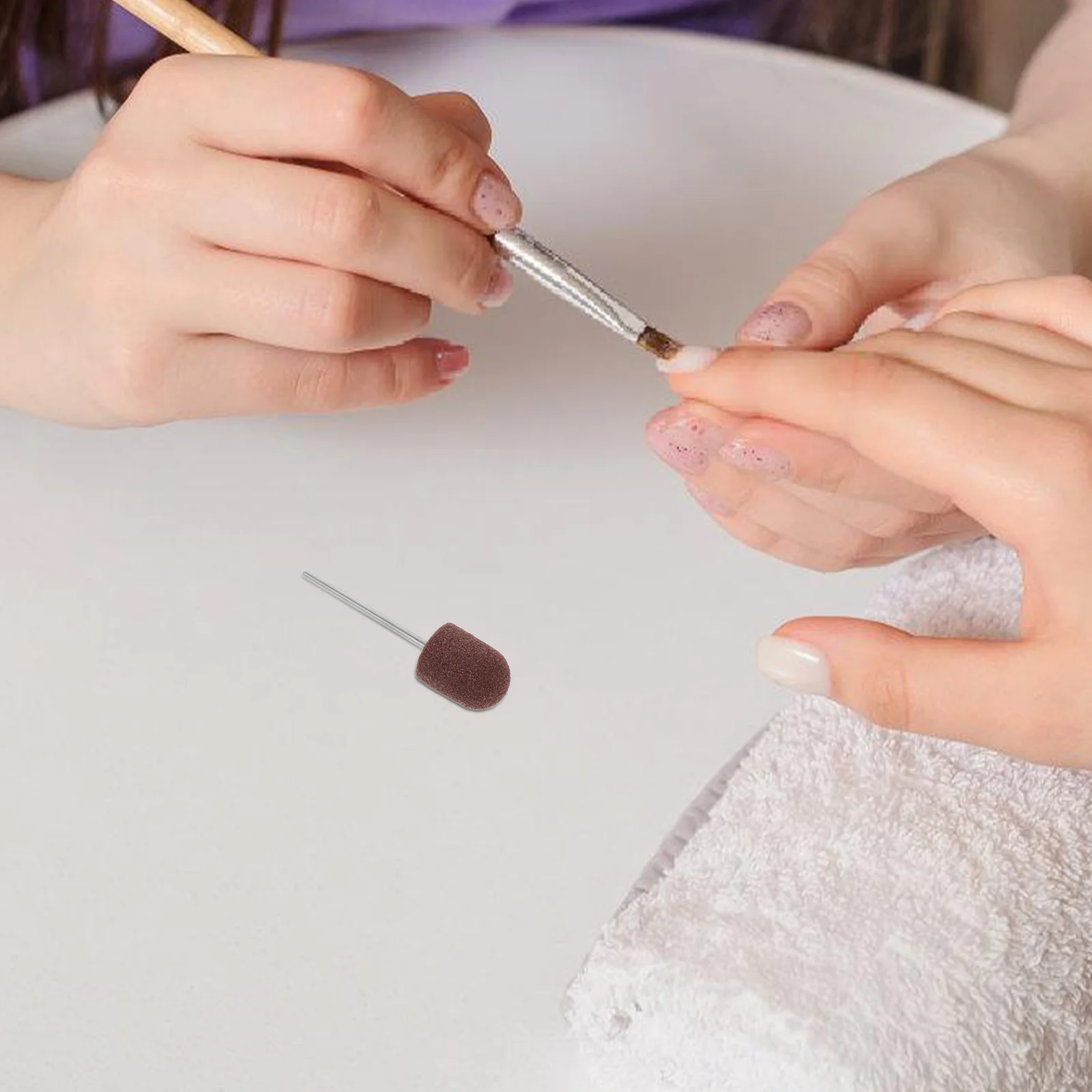 

1Set Durable Nail Drill Bits Professional Manicure Tools for Fingernails Toenails Polishing Sanding Replacement Heads