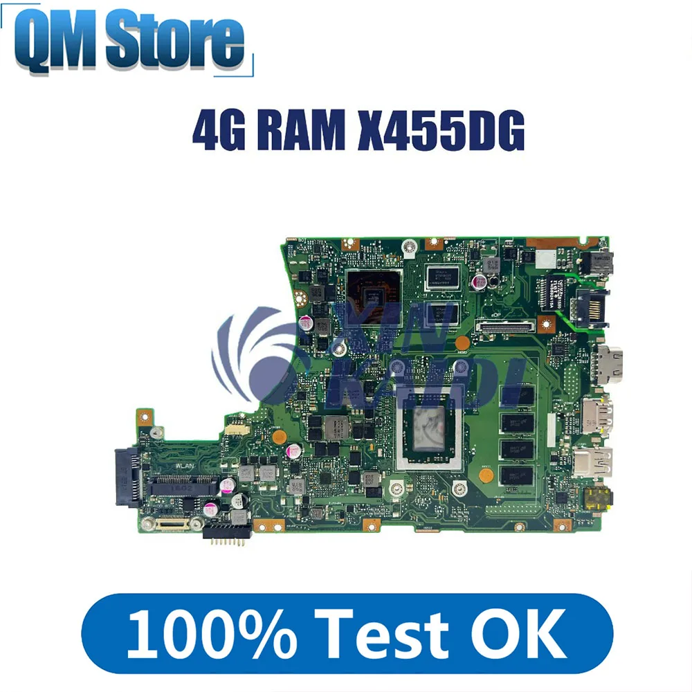 

Notebook Mainboard For Asus X455DG X455YI X455Y A454D K454D Laptop Motherboard With FX-8800P CPU 4GB RAM DIS Systemboard