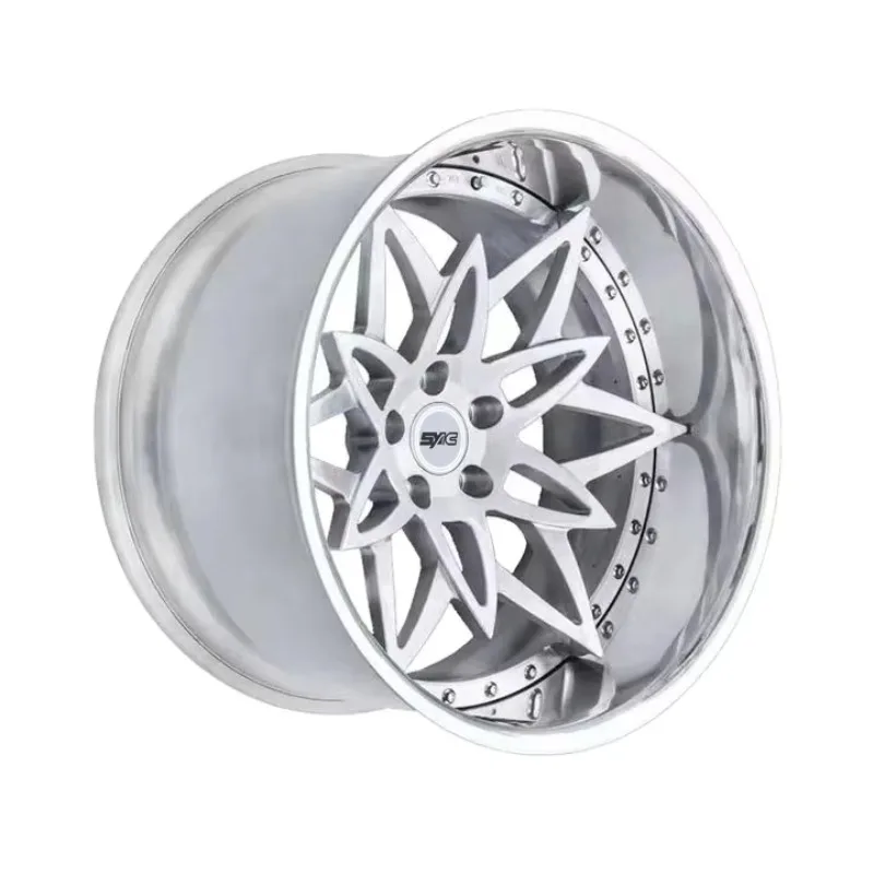 SYAC 2-PCS Pretty Forged Custom Aluminum Alloy Wheels Lightweight Passenger Car Rims For Car Refit