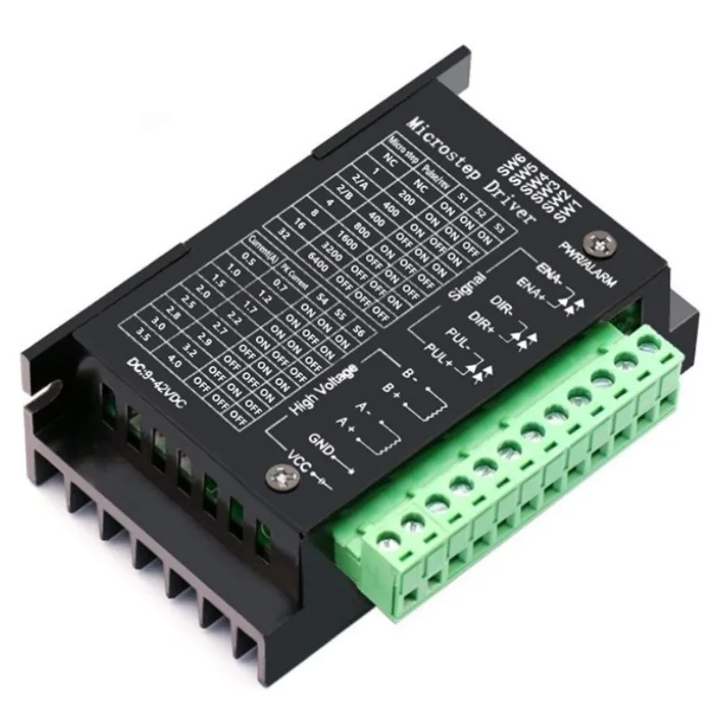 Microstep Motor Driver TB6600 Suitble for 42 57 Stepper Motor Nema17 Nema23 Supply Voltage 9-42V DC